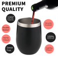 thumbnail image 3 of Vasos para vino YEBTS Life de acero inoxidable 12 oz, paquete de 4, 3 of 6