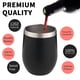thumbnail image 3 of Vasos para vino YEBTS Life de acero inoxidable 12 oz, paquete de 4, 3 of 6