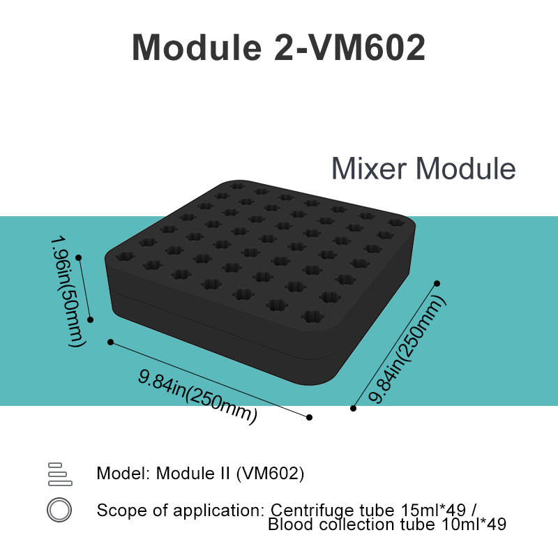 JOANLAB MultiTube Vortex Mixer MultiSample Shaker Lab Equipment