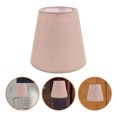 thumbnail image 1 of OUNONA Lamp Shade for Table Lamps Khaki Decorative 1Set, 1 of 5