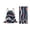2B- Multicolor, variant on 2 in 1 Beach Towel Backpack, 28x55 Inch Sand Free Microfiber Towel, 2 in 1 Drawstring Bag Towel Combo for Pool Travel, 1Pc, Dolphin