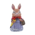 thumbnail image 1 of Figura de conejo de Pascua, decoración única y bonita para el hogar, estatua decorativa de conejo. Paraguas Conejito Marrón, 1 of 9