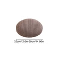 thumbnail image 3 of Round Bar Stool Cover with Elastic Bands Durable Imitation Silk Fabric Seat Protector Easy Installation Washable Furniture Cover, 3 of 6