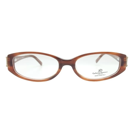 Catherine Deneuve Women's CD-238 Eyeglasses Frames (Brown, 51-15-130)