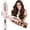 Pink, variant on Moremore 1.10 in Automatic Curling Iron, Electric Curling Wand, Anti-Tangle Rotating Ceramic Hair Curler, Negative Ionic, Pink