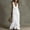 01 White, variant on Women's Spring Deep V Neck Ruffle Irregular Hem Solid Sleeveless Loose Beach Party Maxi Dress
