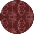 thumbnail image 1 of Ahgly Company Machine Washable Indoor Round Transitional Grapefruit Red Area Rugs, 6' Round, 1 of 7