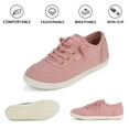 thumbnail image 3 of JENN ARDOR Women Slip On Sneakers Classic Low Top Canvas Shoes Causal Comfortable Walking Flats, 3 of 8