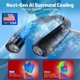 thumbnail image 2 of Ventilador de cuello Slientspin AI portátil con refrigeración de 360° y 6 velocidades, negro, 2 of 8
