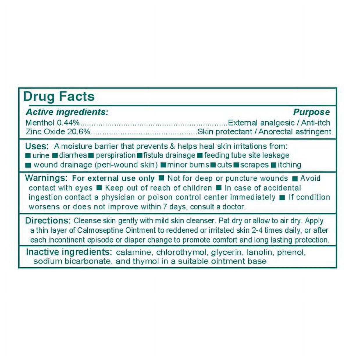 Calmoseptine 1-04 Ointment 4 oz. Tube (Pack of 2)