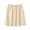 Beige, variant on Women Short Half Slip Underskirt, Elastic Waist Anti‑Static Mini Slip Skirt, Soft Smooth Under Dress Liner for Short Skirts & Dresses