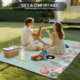thumbnail image 4 of Truck Easter Outdoor Rug for Patio/Deck/Porch, Non-Slip Large Area Rug 3 x 5 Ft, Spring Floral Eggs Gnomes Wooden Indoor Outdoor Rugs Washable Area Rugs, Reversible Camping Rug Carpet Runner, 4 of 8
