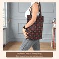 thumbnail image 4 of Vivanta Yoga Mat 72x24 inch Cotton Block Print Patchwork, Non Slip Exercise Meditation with Carry Bag, 4 of 4