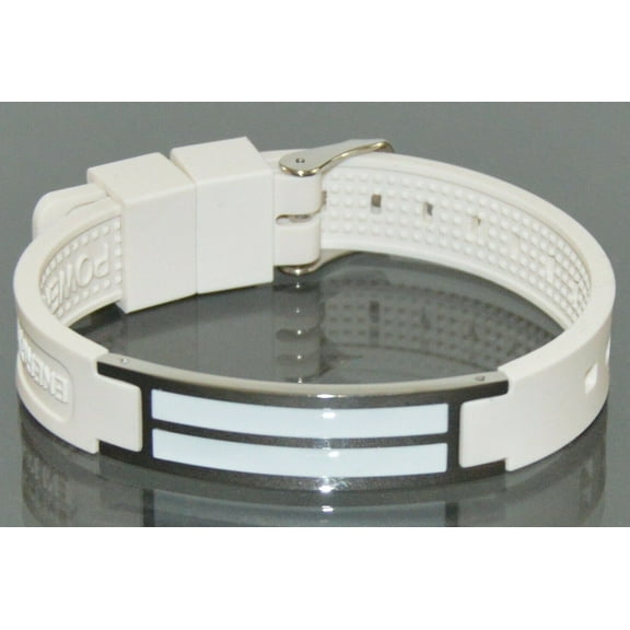 ENERGY POWER SILICON BRACELET EMF PROTECTION MAGNET THERAPY ** 4 in 1**