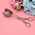 thumbnail image 3 of Bread Tongs, Food Clip, Non-slip Durable For Home Kitchen Bread Food Cake Tong Copper, 3 of 8