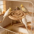 thumbnail image 4 of TIELUTT Interactive Foraging Station for Parrots with Rest Stand and Detachable Food Cups, 4 of 6