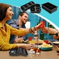 thumbnail image 1 of Bandejas apilables para cubitos de hielo con tapa - moldes de silicona cuadrados y redondos para cócteles, whisky, congeladores - Bandejas flexibles de fácil liberación, 1 of 2