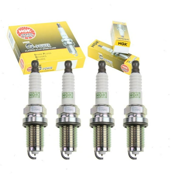 4 pc NGK G-Power Spark Plugs compatible with Honda Accord 2.4L L4 2003-2007