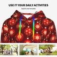 thumbnail image 4 of Sigee Christmas Red Balls for Women's Pullover Hoodie Sweatshirts Adult Casual Long Sleeve Sweatshirts ,Sizes S-2XL-Large, 4 of 7