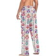 thumbnail image 5 of GZHJMY Owl Pajama Pants for Men, Lounge Pants Lightweight Men Pajama Bottoms with Drawstring Pockets, Christmas New Year Birthday Gifts, Small, 5 of 6