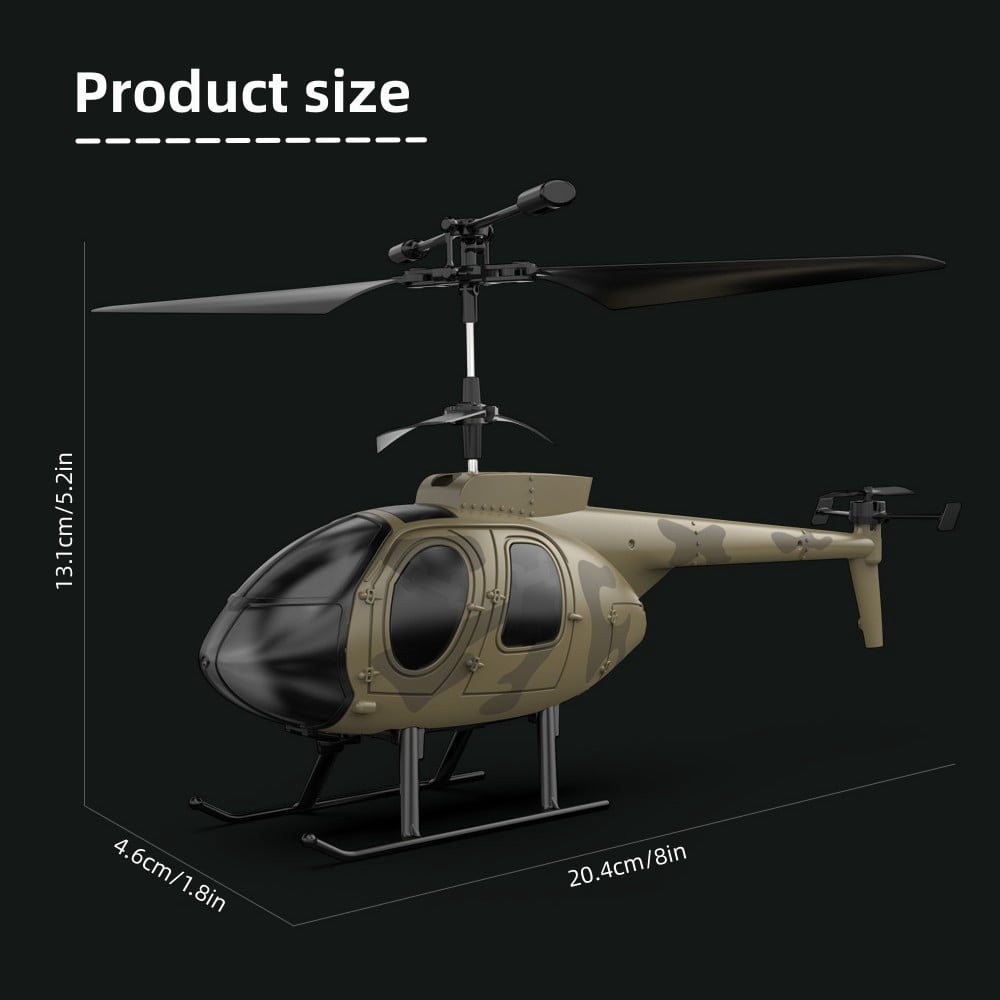 Z16 RC Helicopter with 3.5 Channel, Altitude Hold, One Key Take-off/Landing, Remote Control Helicopter Drone Toys with 2 Batteries for Adults and Kids