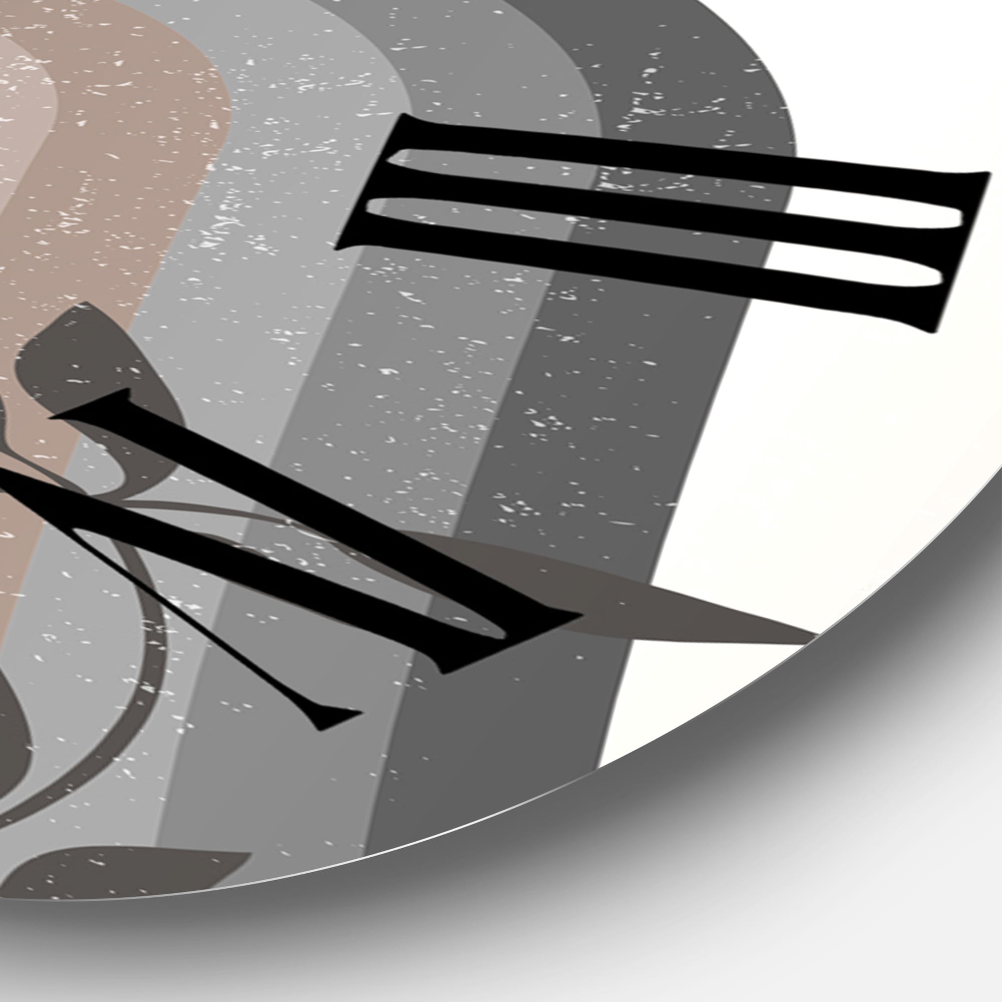 Designart 1 in Modern,Contemporary Wall Clock