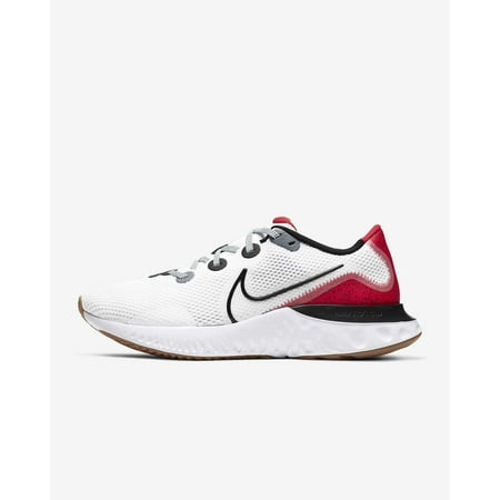 Nike Renew Run White/Black/University Red Men's Running Shoes Size 12