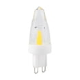 thumbnail image 2 of Bombilla de cristal de filamento LED de estilo vintage de 4 W, iluminación blanca fría y cálida AC110 V (blanco frío-G9), 2 of 8