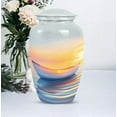 thumbnail image 5 of Tranquil Serenity at Dusk Boat - Urn For Burial In Ground - Decorative Large Urn for Ashes - Elegant Funeral Urns 10 Inch, 5 of 5