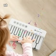 thumbnail image 2 of Mini Pocket Electronic Keyboard - Portable 15-Key Piano with Light Effects for 3-6 Years, Early Music Learning Toy, 2 of 6