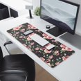 thumbnail image 2 of Long Mouse Pads for Desk,Pioneer Flower Floral Print Pattern Desk Mats on Top Of Desks, Desk Mouse Pad Extra Large with 3mm Non-Slip Base and Stitched Edge for Gaming,Office,Work,Home 31.5"x11.8", 2 of 6