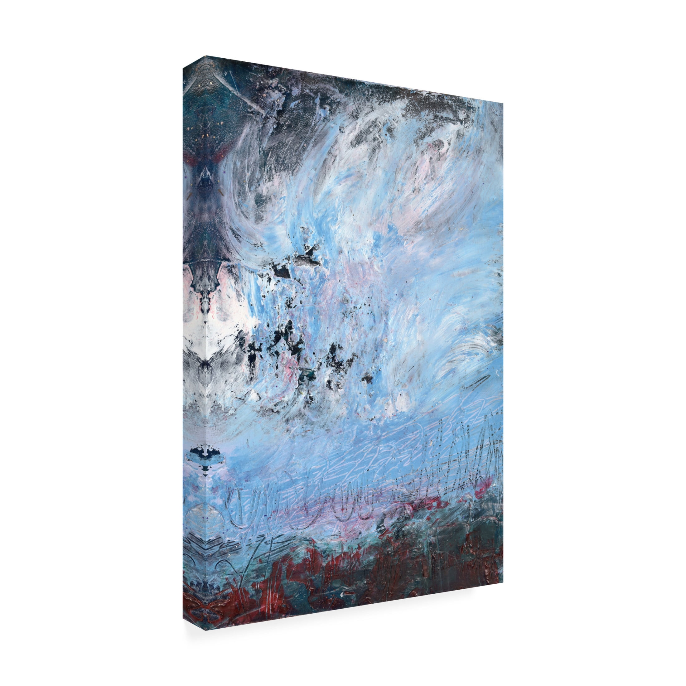 Canvas Wall Art - Deb Chaney 'Winterstorm' Wall Art for Living Room, Bedroom, or Office Décor by Trademark Fine Art - 22 x 32 Inches