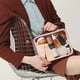 thumbnail image 5 of Bolso de tocador Bolso de almacenamiento de cosméticos para damas Caja de soporte de cosméticos de PVC para viajar (Rosa L), 5 of 8