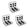 thumbnail image 3 of Seitruly 12 unids/set esponja de espuma viscoelástica tapones para los oídos almohadilla de repuesto para auriculares en la oreja transpirable y Type4 NO4, 3 of 6