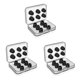 thumbnail image 5 of Monstrate 12 unids/set Tapones para los Oídos Espuma Viscoelástica Negro Rojo Gris, 5 of 6