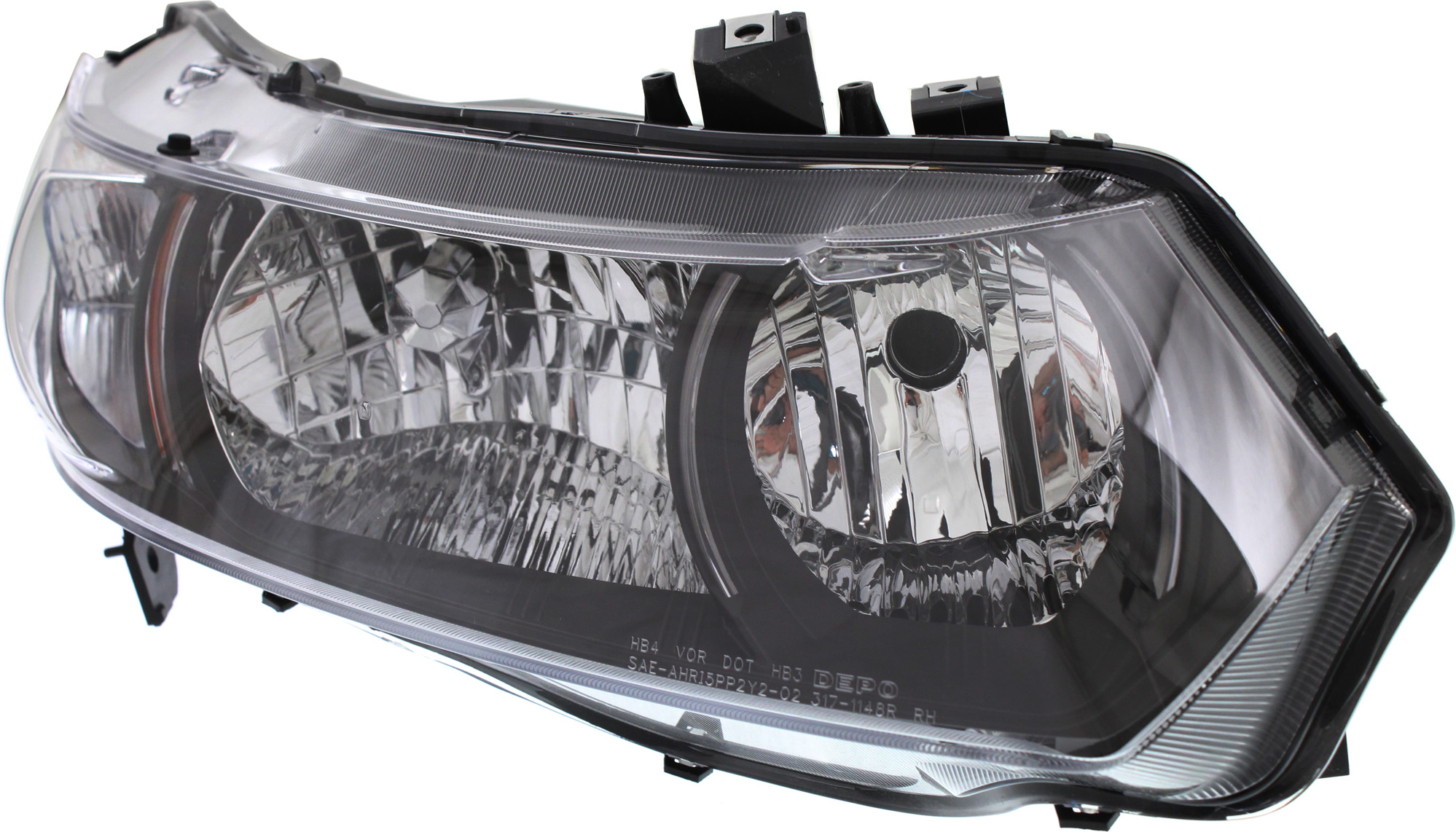 Passenger Side Headlight For Honda Civic 2010-2011 Coupe – Halogen – By Evan-Fischer