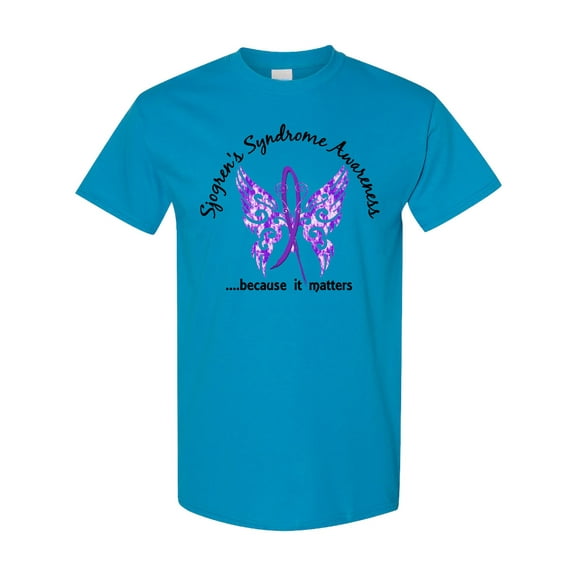Inktastic Sjogrens Syndrome Butterfly 6.1 T-Shirt