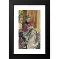 thumbnail image 2 of Gustav Schraegle 10x14 Black Modern Framed Museum Art Print Titled - Portrait of the Artist's Wife, 2 of 5