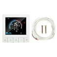 thumbnail image 2 of DeWin Thermostat de Chauffage au Sol, Thermostat de Chauffage au Sol, écran LCD, Contrôle Tactile, Synchronisation Intelligente, Contrôleur de Chauffage Domestique Programmable, AC 90-240 V(16A), 2 of 8