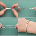 thumbnail image 3 of 1box 10pcs 2 colors Brass Pave Clear Cubic Zirconia Watch Band Clasps Long-Lasting Plated Cadmium Free & Lead Free Golden & Silver 27mm long link: 23x4.8x4mm hole: 3x4mm clasp: 10x3x4mm 5pcs/color, 3 of 6