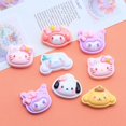 thumbnail image 3 of 10 Uds. Kawai Sanrio Navidad Animal Hello Kitty gatito resina Clip libro DIY joyería horquilla decoración artesanía B80, 3 of 4