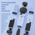 thumbnail image 3 of Flexible Silicone Skin For Pocket 3 Gimbals Lens Protections Full Body Shock Absorption Soft Touches Yellow, 3 of 4