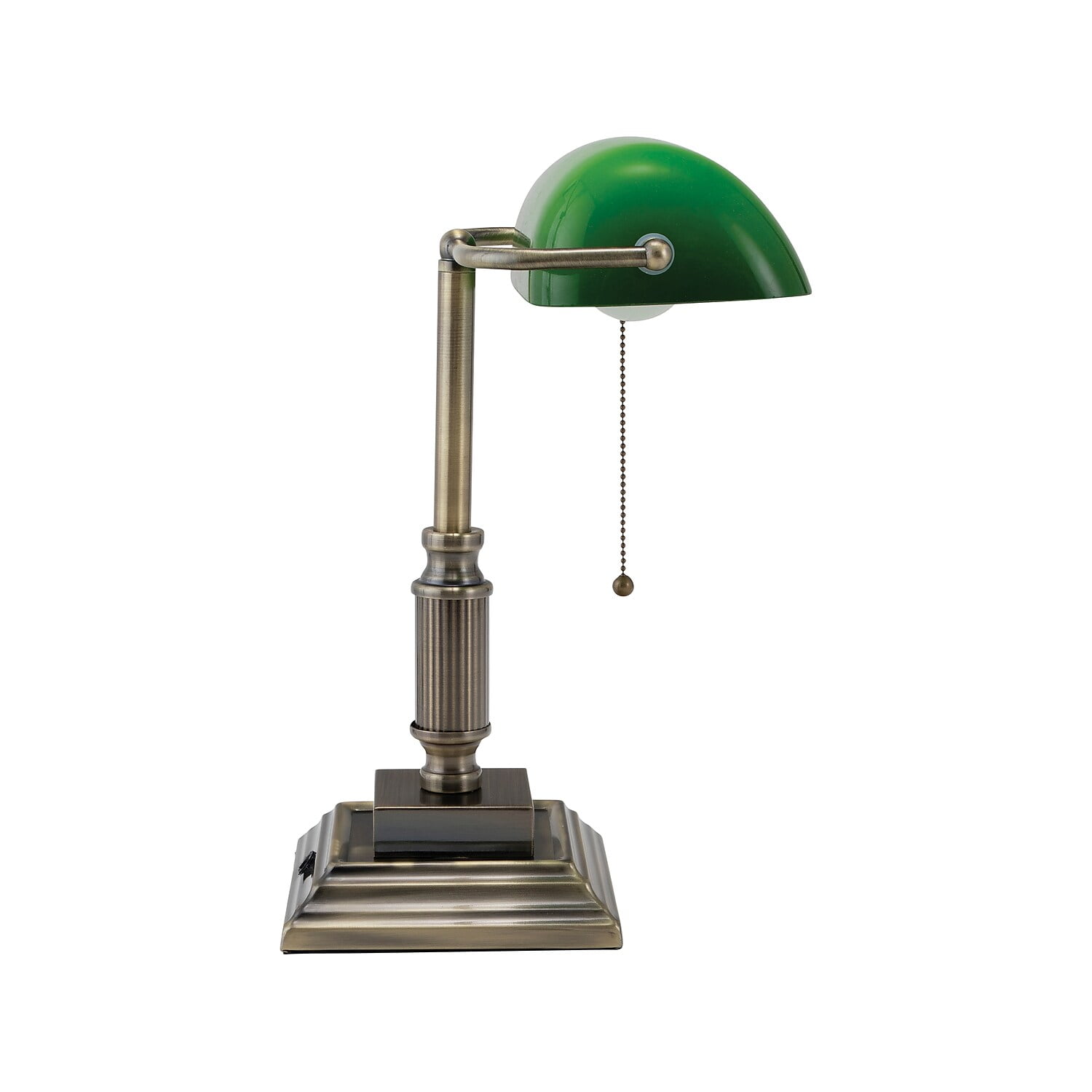V-Light LED Desk Lamp 14.75"H Green Antique Bronze (9VS688029AB)