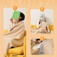 thumbnail image 4 of Portable Heated Blanket Shawl Wrap for Women, 60×31-inch USB Electric Blanket, 15-Second Rapid Heating Women's Wearable Electric Blanket Shawl, Three Temperature Settings (C), 4 of 13