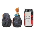thumbnail image 3 of Nautical Blue Tail Mermaids With LED Light Geode Crystal Cave Figurines Set Of 2, 3 of 9