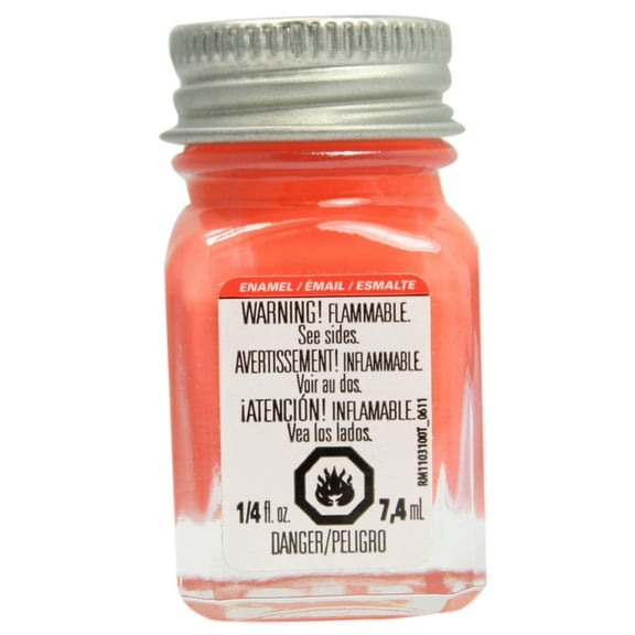 Testors Enamel Paint, .25 oz., Orange