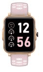 U.S. Polo Assn. Adult Unisex Smart Watch with Silicone Strap in Rose and Gold (US6139BU)