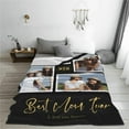 thumbnail image 6 of Personalized Christmas Birthday Gifts for Mom from Daughter Son Kids Custom Throw Picture Blanket Customized Blanket with Photos for Women, Grandma, Mother in Law 40"X50", 6 of 6