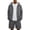 27#Gray, variant on Mens Tracksuit Casual 2 Piece Quick-drying Hooded Coat With Sun Shorts Set Athletic Jogging Sports Outfits Purple L