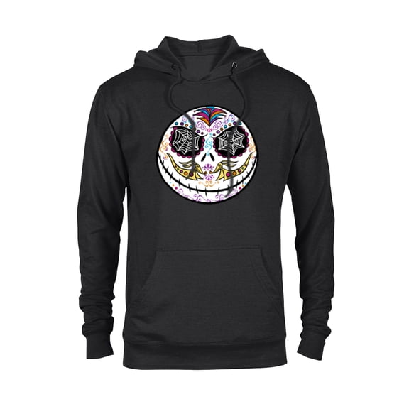 Disney The Nightmare Before Christmas Jack Sugar Skull - Pullover Hoodie for Adults - Customized-Black